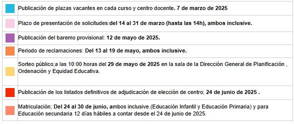 CALENDARIO