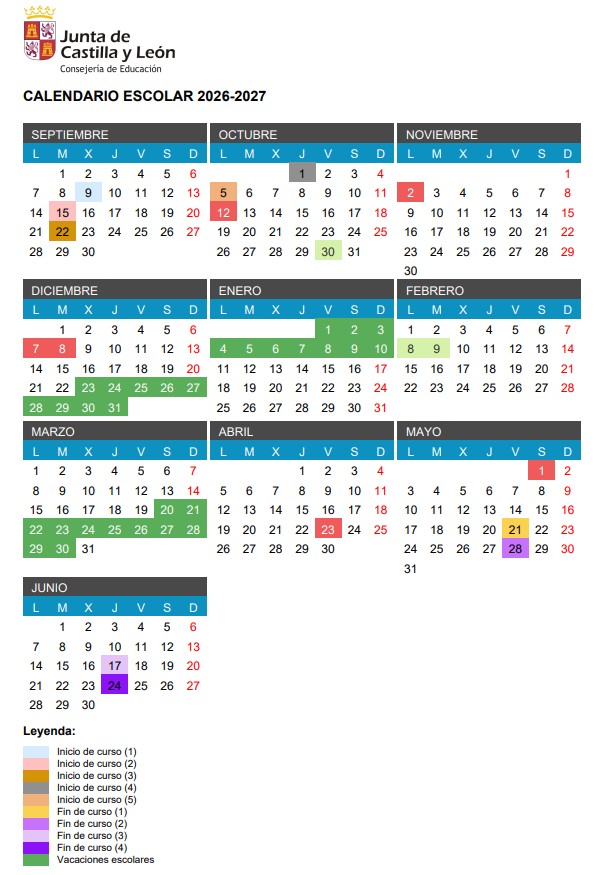 Calendario Escolar 26-27